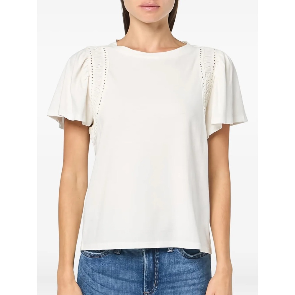 PAIGE / Paisley Flutter Sleeve Top